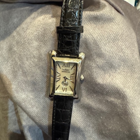 Invicta Silver Dial WatchLimited Edition with Black Strap #4130